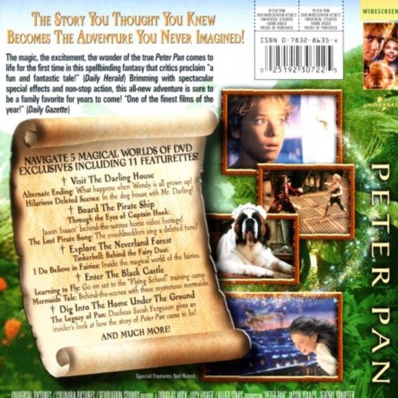 Peter Pan - DVD - Widescreen Edition - Picture 2 of 2